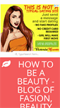 Mobile Screenshot of howtogetbeautyup.com
